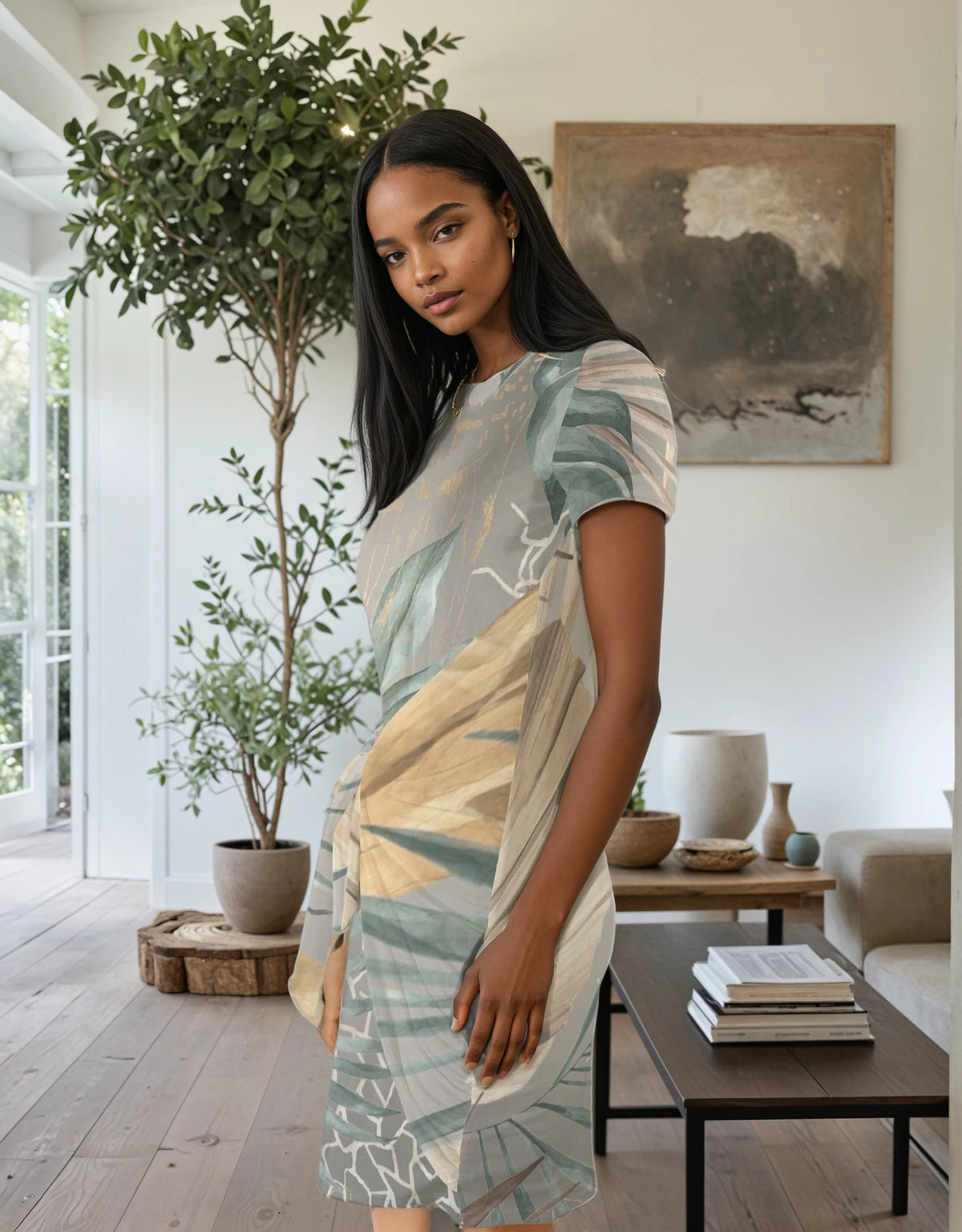 Luxe Goddess Tie Dress