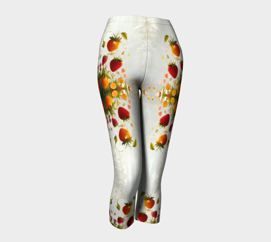 Berry Burst Yoga Capri Pant