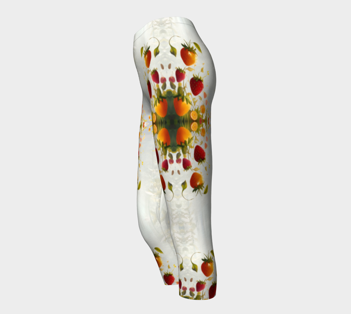 Berry Burst Yoga Capri Pant
