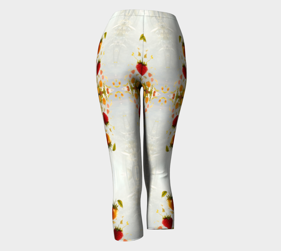 Berry Burst Yoga Capri Pant