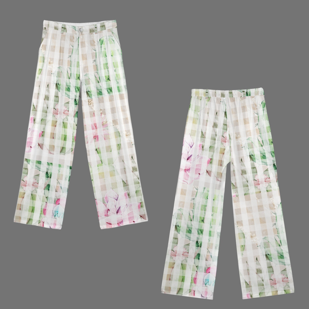 Spring Picnic Cactus Casual Pant