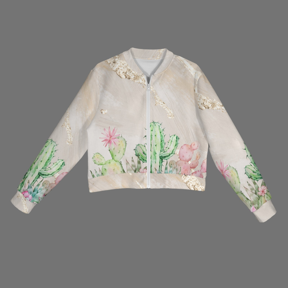 Golden Leaf Cactus Members Only Jacket